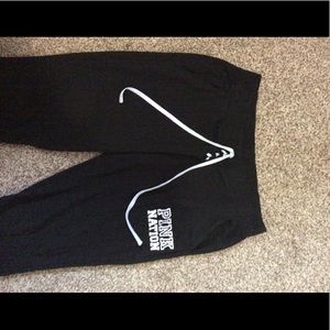 Victoria Secret Pink Black Joggers